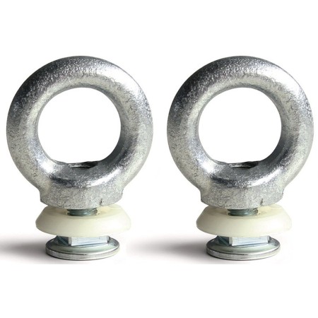 Juego de 2 argollas de sujeción para carriles de montaje Premium