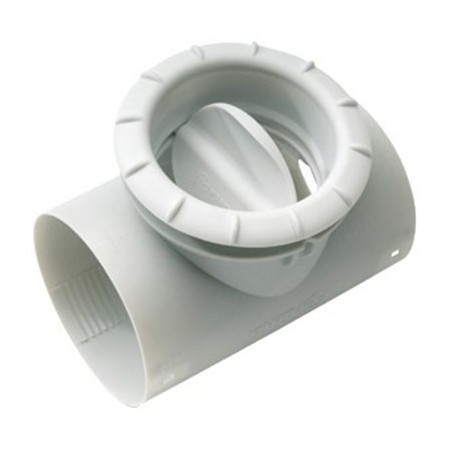 Conector en T con salida - gris