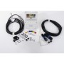 Sistema de visualización PC380, sistema completo, 12V negro