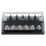 Portafusibles de 6 vías para MEGA-Fuse con barra colectora 250A