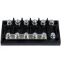 Portafusibles de 6 vías para MEGA-Fuse con barra colectora 250A