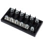 Portafusibles de 6 vías para MEGA-Fuse con barra colectora 250A