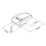 Fiamma Safe Door Blanco - Lote de 3 cerraduras