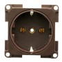 Enchufe SCHUKO 230V Marrón para Autocaravana