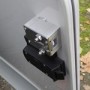 Cerradura Seguridad Garaje Autocaravana | Plata con Llaves