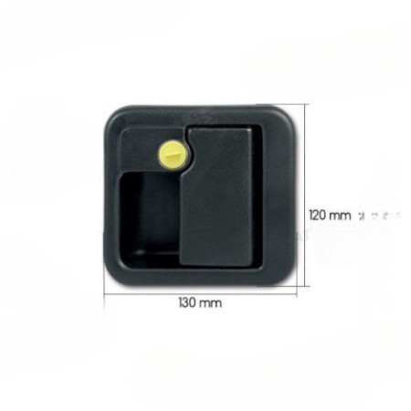 Cerradura exterior 1059 | FAP Negra