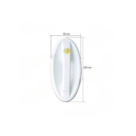 Cerradura exterior 1095 | FAP Blanca