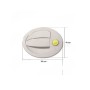 Cerradura Exterior 1203 | FAP Blanca Ovalada
