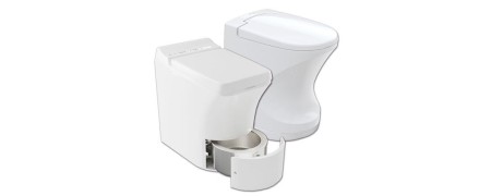 Cinderella es el inodoro incinerador que funciona sin agua y sin cisterna.