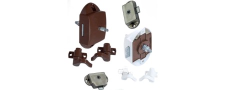 Mecanismo cerradura Push-Lock o barra giratoria. Puertas y muebles autocaravanas, caravanas, campers